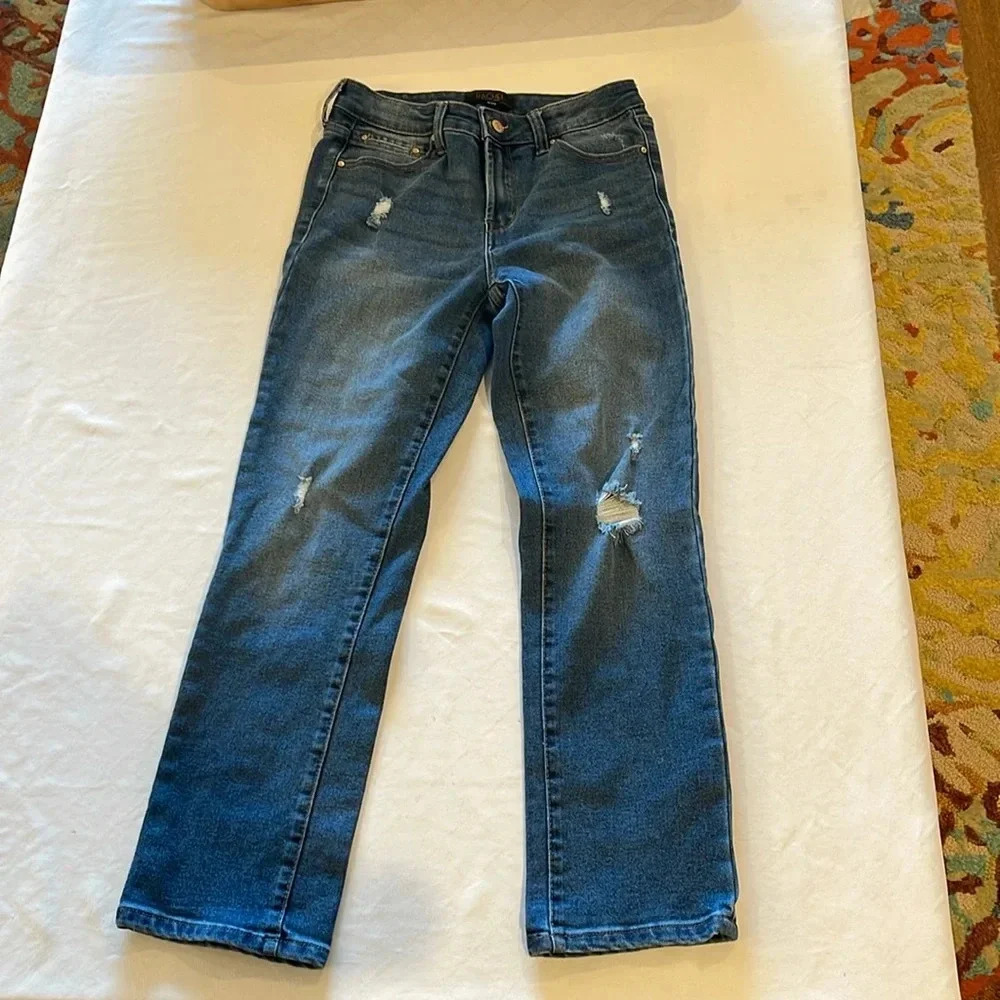 Rachel Rachel Roy women’s jeans size 6 / 28 high rise straight leg EUC